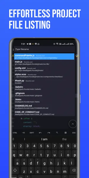 Acode editor  Android code editor